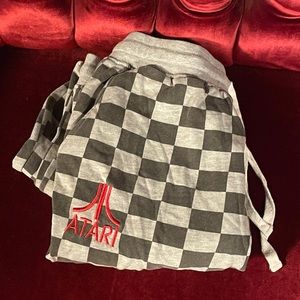 Atari Vintage Arcade Sweatpants Pants M Pacman 80s